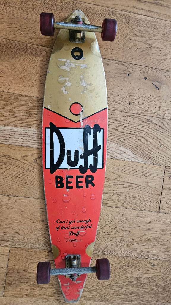 Santacruise duff beer longboard skateboard