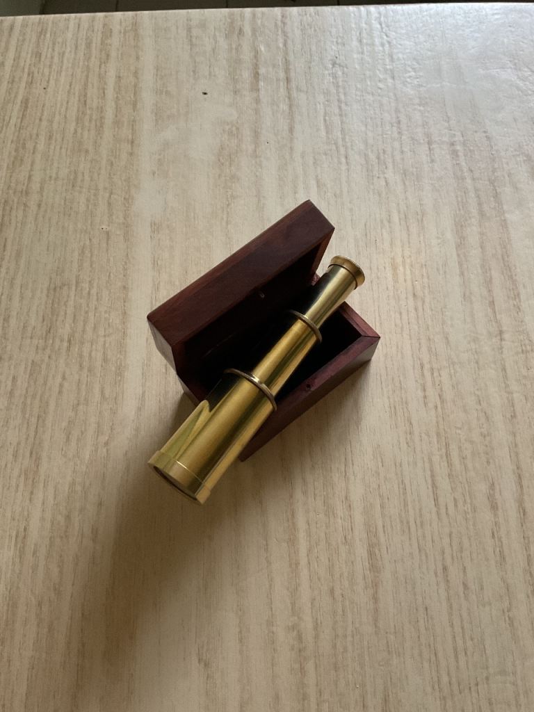 image for CAPTAIN’S BRASS TELESCOPE 6” working model