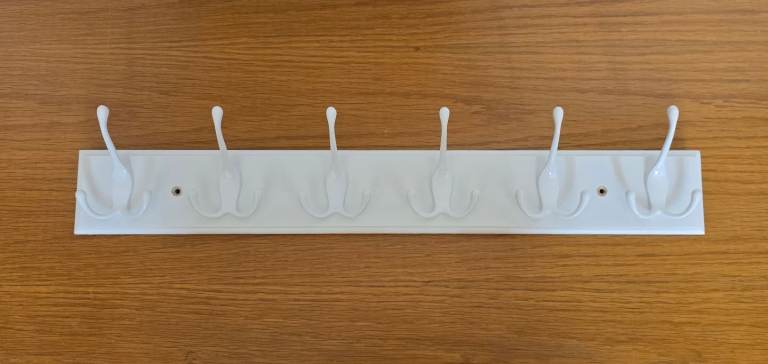 image for Wall Mounted Coat Hook Rail