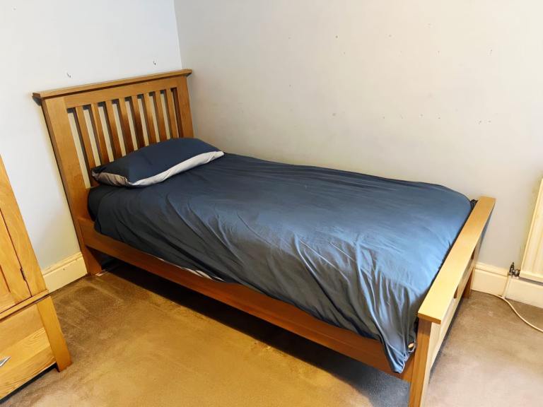 Single bed and mattress, delivery for extra 