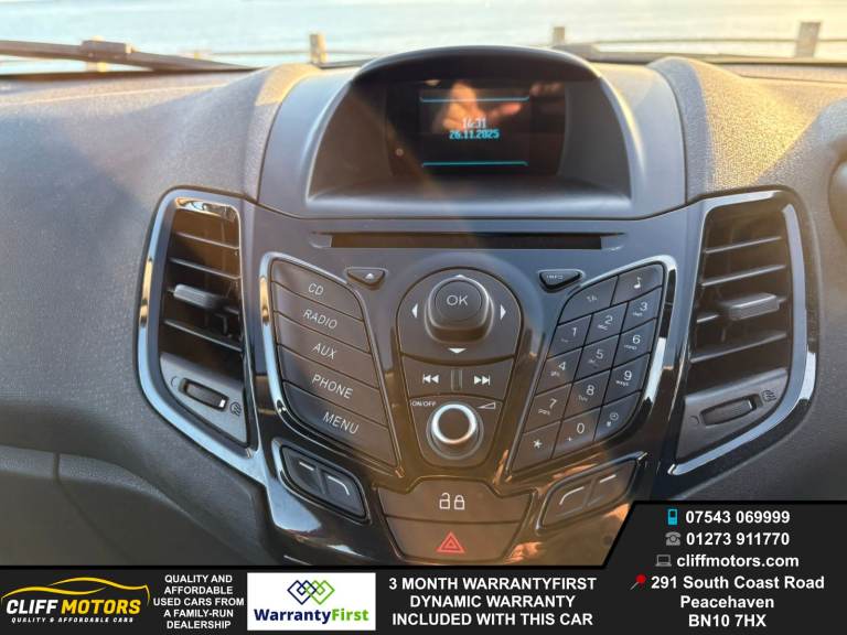 2013 Ford Fiesta Zetec - New Years MOT - £35 Road Tax - Low Mileage - 3 Month Warranty