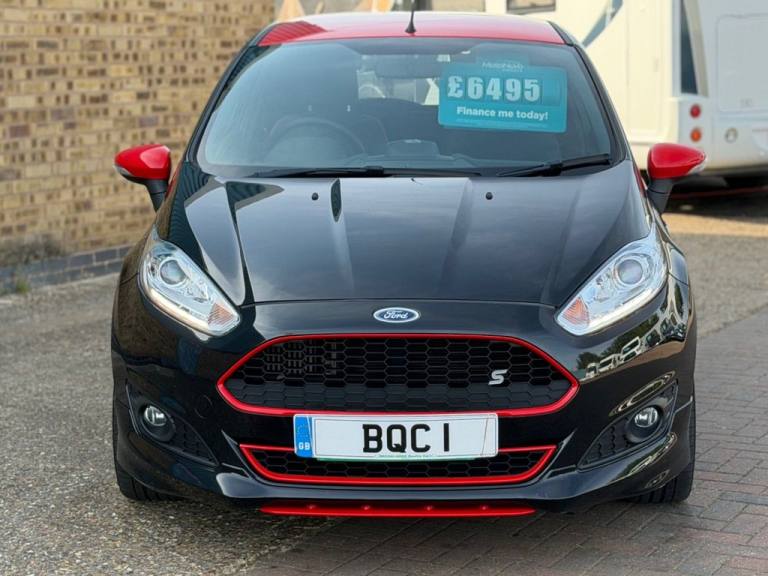 2017 Ford Fiesta 1.0T EcoBoost ST-Line Hatchback 3 Door Shadow Black Petrol Manual Euro 6 (s Hatc...