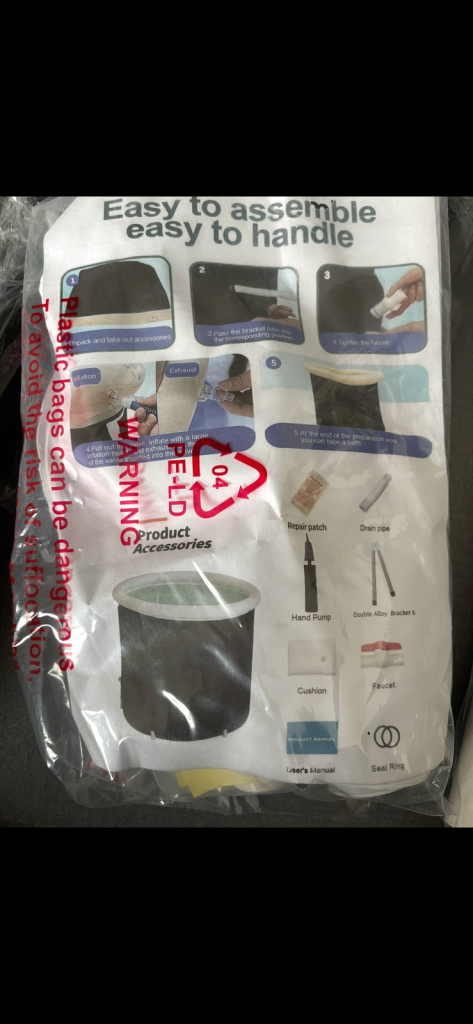 Cold Water Tub - Portable Ice Bath Tub 