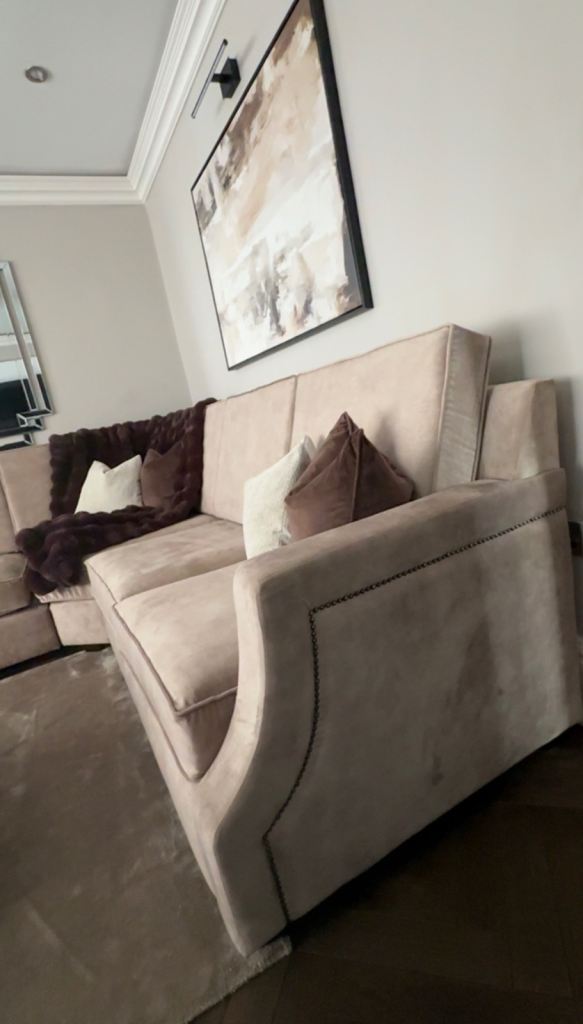 Large Bespoke L-Shape Sofa + 2 Seater – Unique 1 of 1 Design