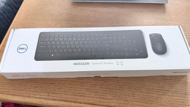 Dell KM3322W Wireless Keyboard & Mouse Combo – New