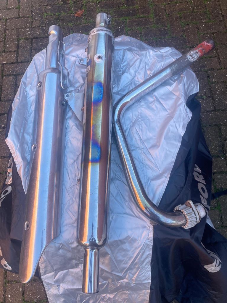 2015 Royal Enfield Classic exhaust system