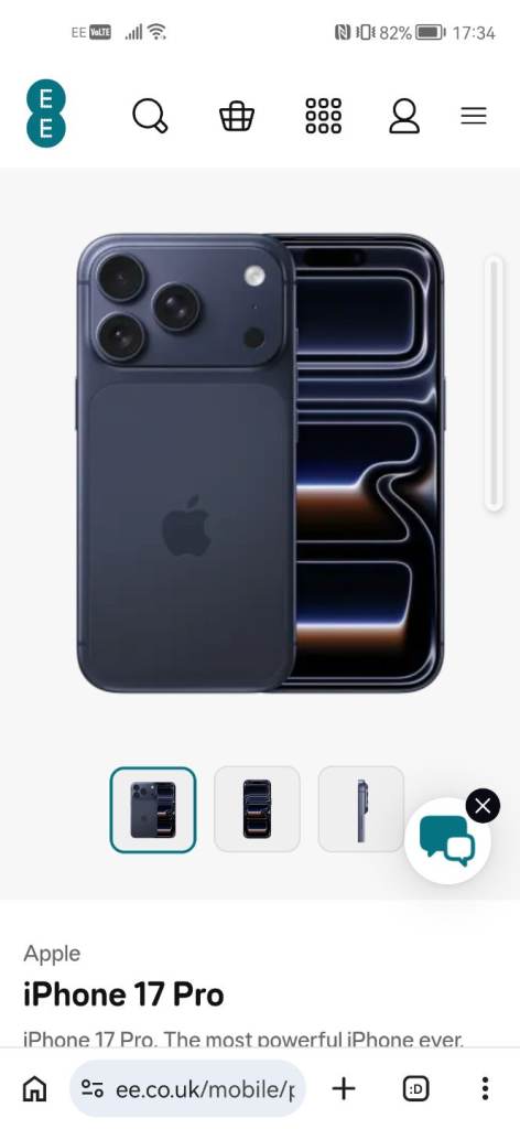 Apple iPhone 17 Pro – Brand New, Blue