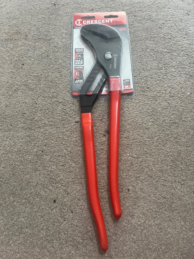 Extra large Crescent plumber wrench 