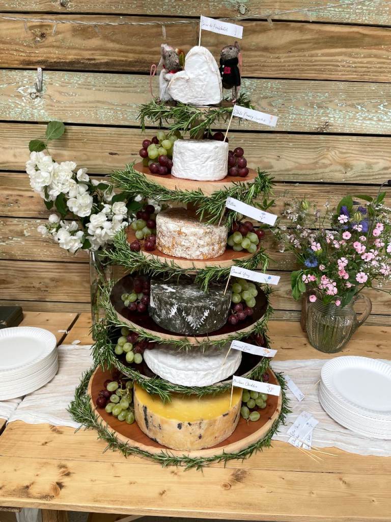 Wedding Cheese stand, signs, card box, vases, place/table holders, table seat plan, shots platters