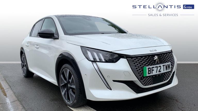 2022 Peugeot 208 50kWh GT Hatchback 5dr Electric Auto (7kW Charger) (136 ps) Hatchback Electric A...