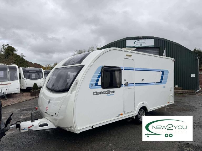 2013 Swift Coastline Esprit 4 Berth FIXED BED Caravan -STOCK NO E226