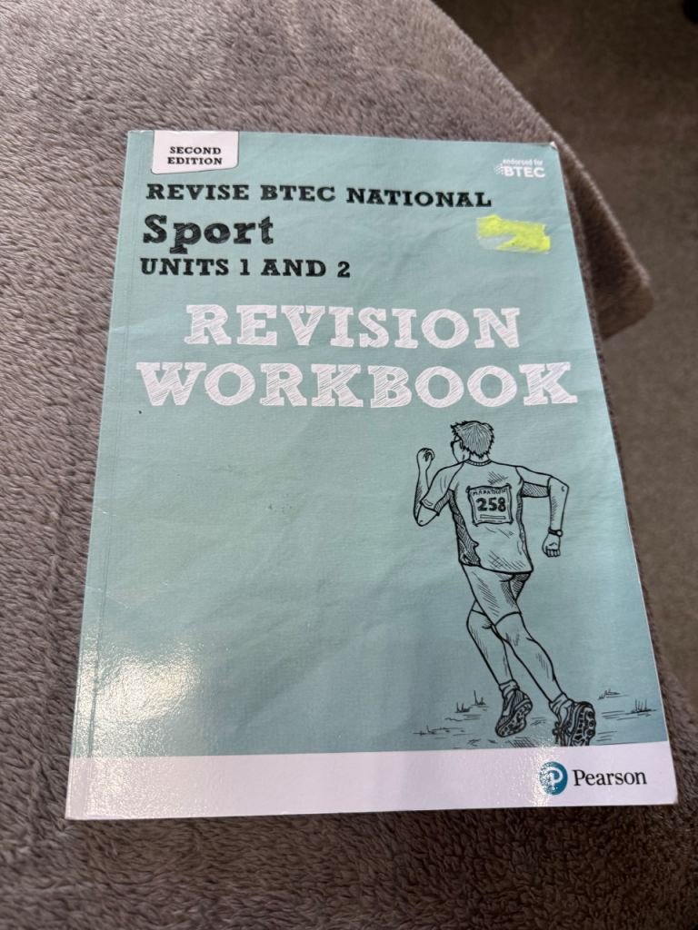 BTEC sport unit 1 and unit 2