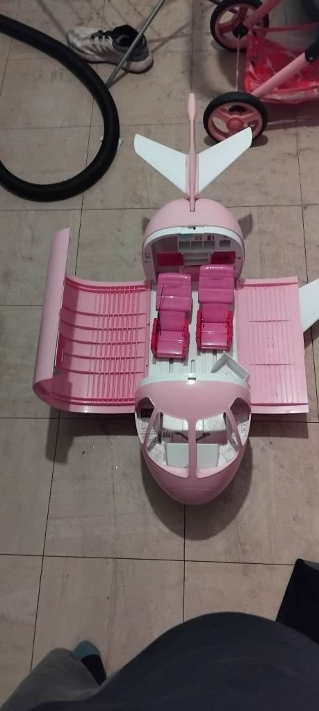 Girls barbie toy plane