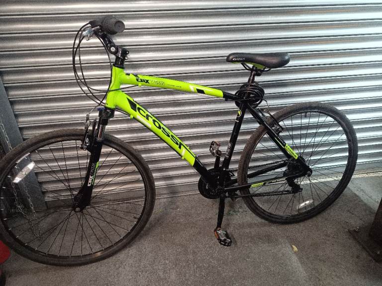 Cross Hybrid Bike – Green & Black, Good Condition