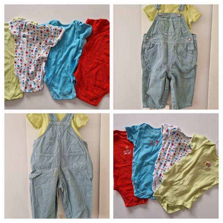 Gap George dungarees bodysuits 5pcs 12-18mons Corduroy cotton 5piece