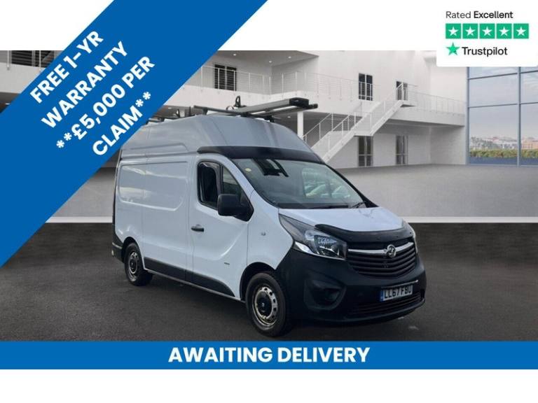 2018 Vauxhall Vivaro CDTi 2900 BiTurbo ecoTEC SWB H/R Euro 6 SWB Panel Van Diesel Manual