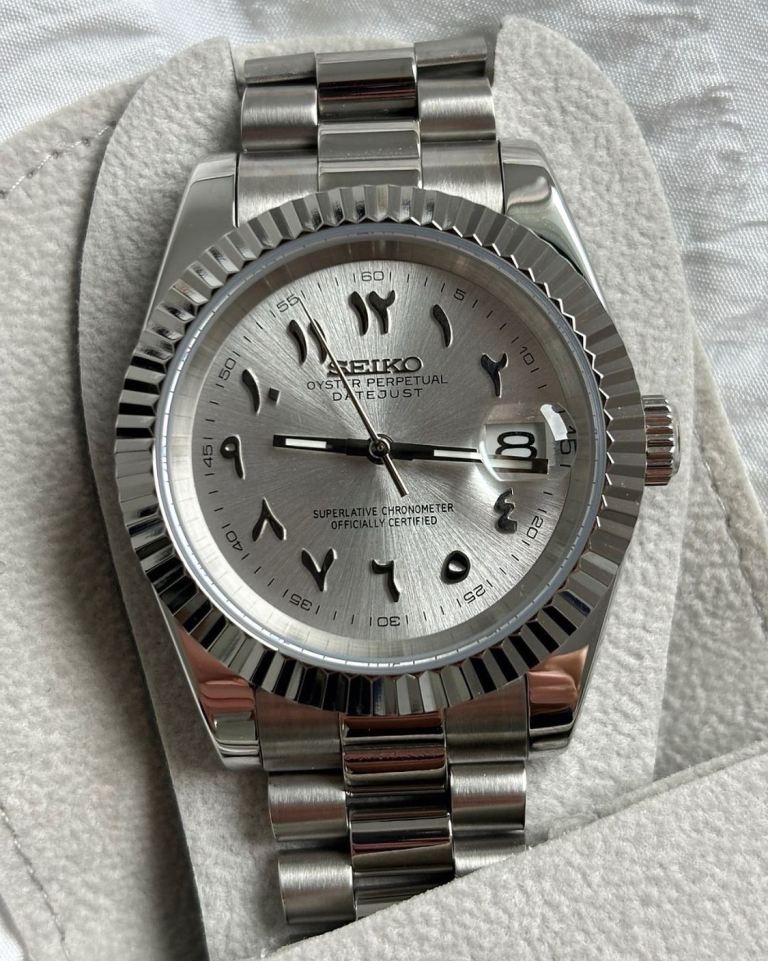 Seiko Arabic dial watch