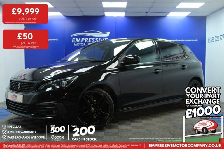 2019 19 PEUGEOT 308 1.5 BLUEHDI GT LINE HATCHBACK 5DR DIESEL MANUAL EURO 6 (S/S)