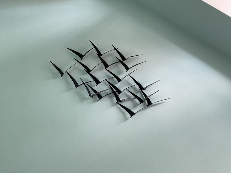 Metal wall art - birds in flight