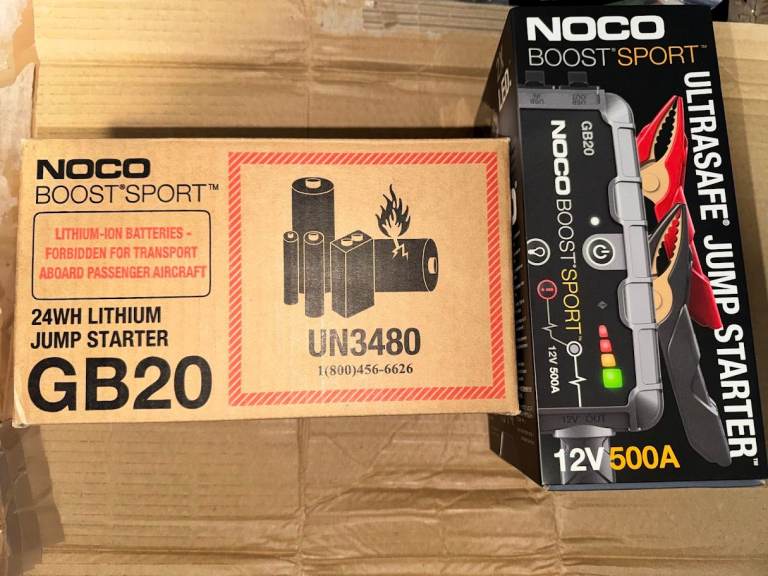 NOCO Boost GB20: 500A UltraSafe Jump Starter Power Pack