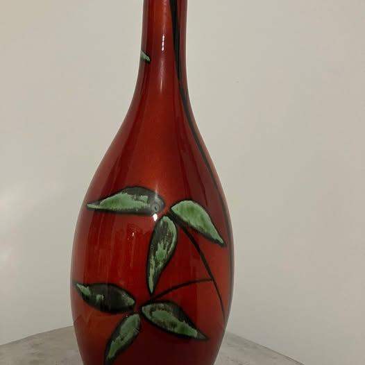 Poole Pottery Vase designed by Andrew Tanner -Design Bamboo-Approx 28cm