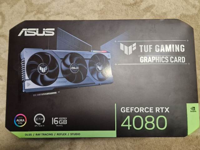 ASUS Tuf RTX 4080 graphics card, £675.00 for Sale in Islington