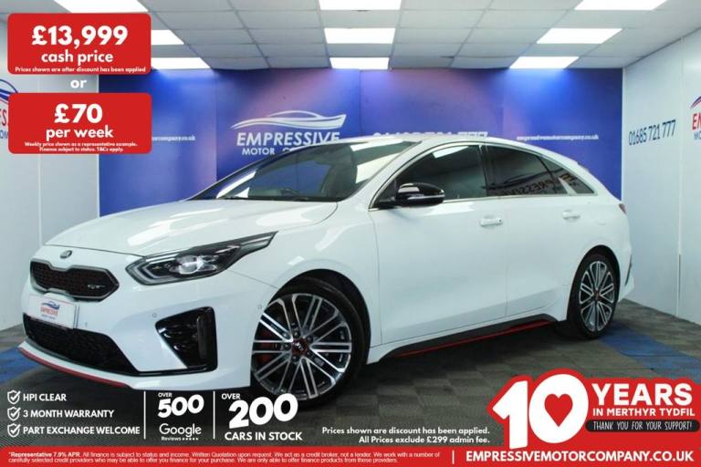 2019 68 KIA PROCEED 1.6 T-GDI GT SHOOTING BRAKE 5DR PETROL DCT EURO 6 (S/S) (201