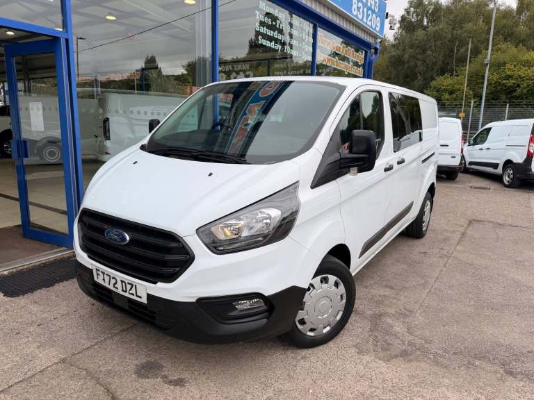 2023 Ford Transit Custom 2.0 320 EcoBlue Leader Crew Van Double Cab 5dr Diesel Manual L2 H1 Euro ...