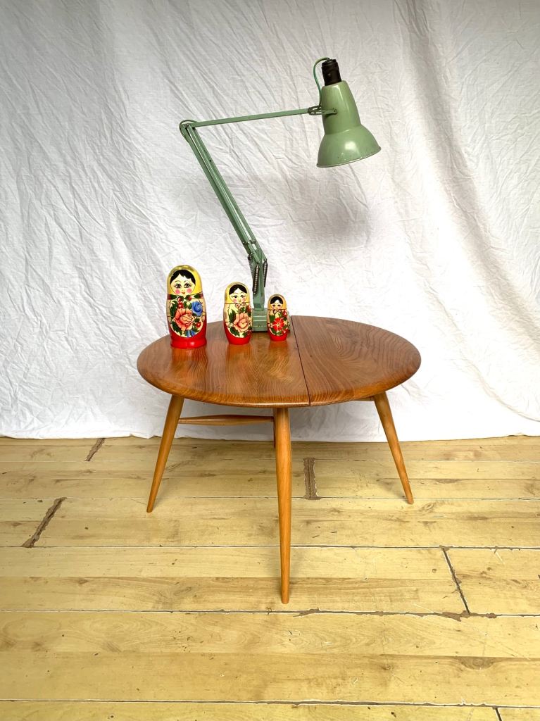 Vintage Ercol drop leaf coffee side table fully restored mid century 1960s