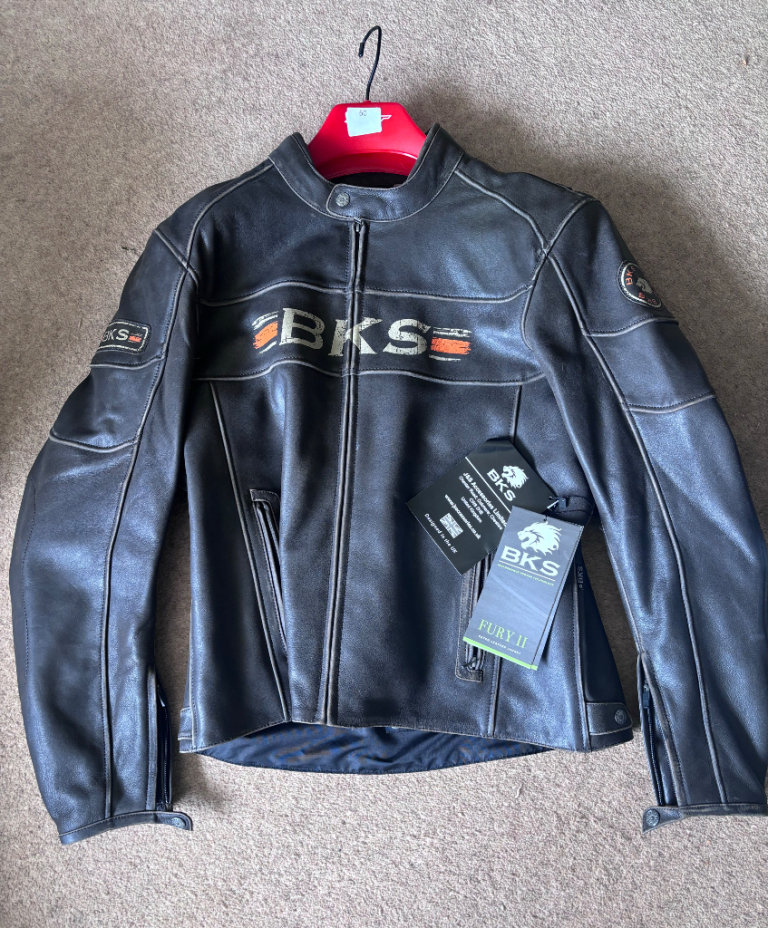 XL Leather motorbike jacket BKS BRAND NEW