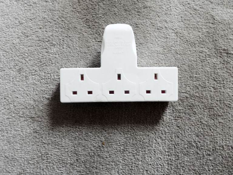 3 way extension socket