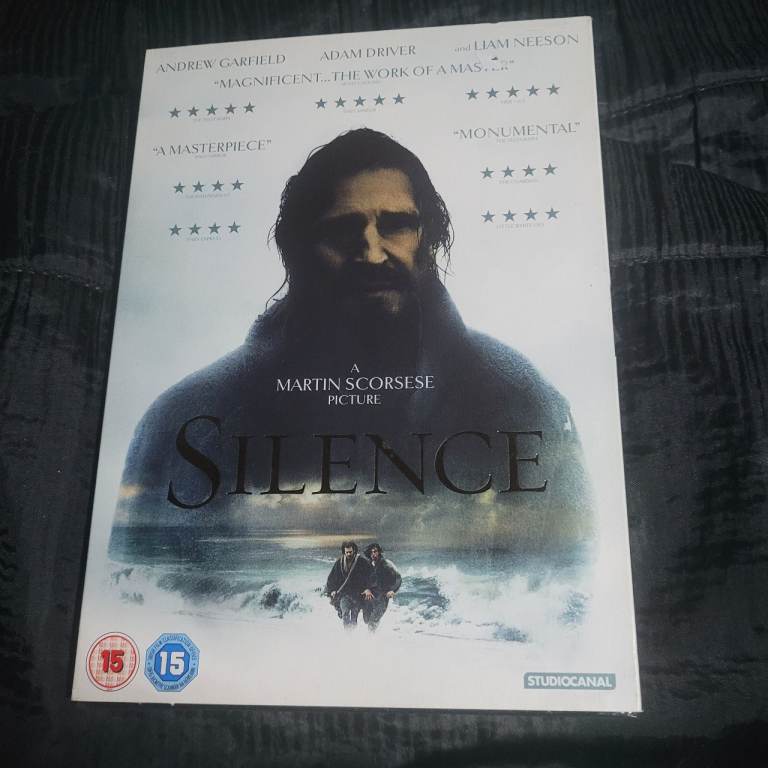 Silence DVD (2017) Adam Driver, Scorsese (sealed unplayed) cert 15  c8