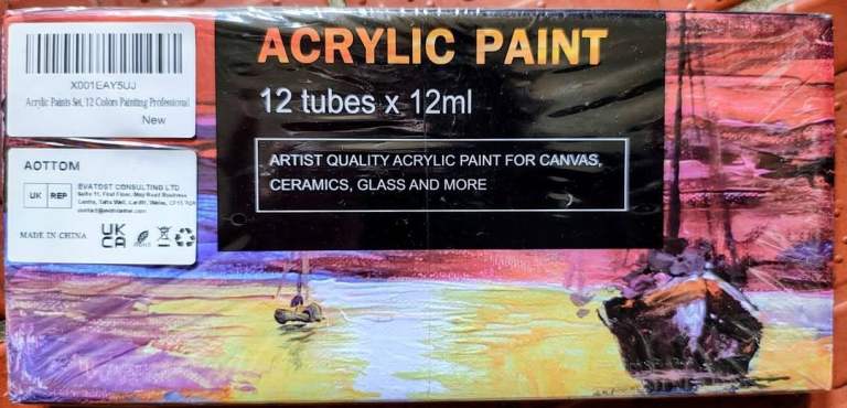 Acrylic art set 12 x 12ml