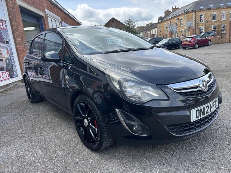 2012, VAUXHALL CORSA 1.2 16V SXi Black Manual Petrol