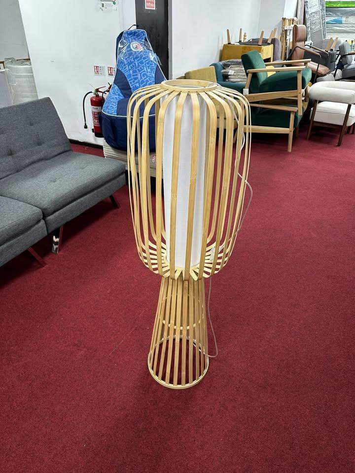 Achille Japonica Floor Lamp - Ash