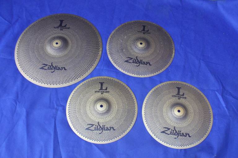 Zildjian L80 Series Low Volume Cymbal Set with 14in Crash 18in Crash/Ride 13in Hi Hats ~ £175 ono 