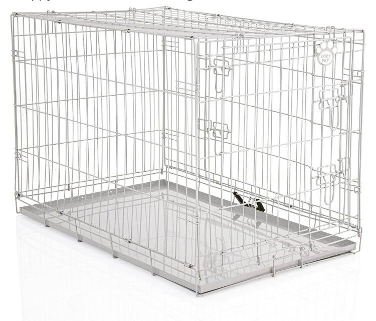 Dog crate - grey - size Large 