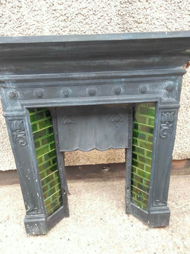 Cast iron fireplace 