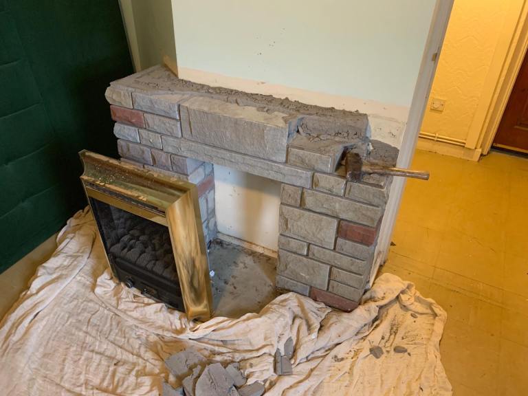 Fire and bricks for surround 