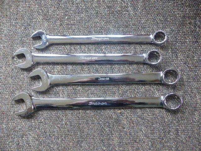SnapOn Flankdrive Combination Wrenches Imperial sizes Unused