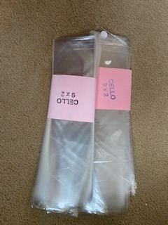 Card cellophane wrappers