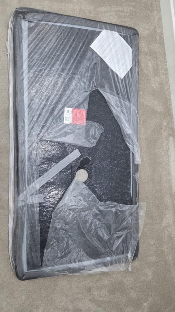 New Black Stone Shower Tray 1600 x 800