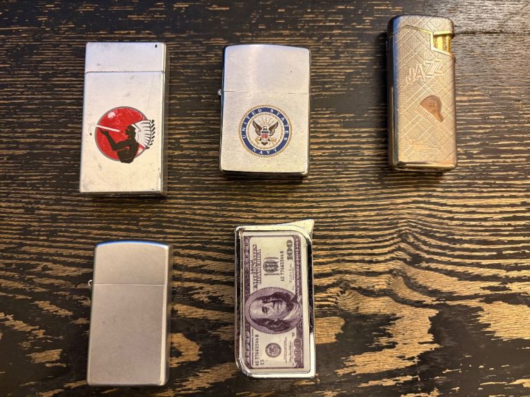Zippo, 2x Zippo lighters, 3 x collectible lighters, 5 ITEMS_Sale_ONLY 30 POUNDS
