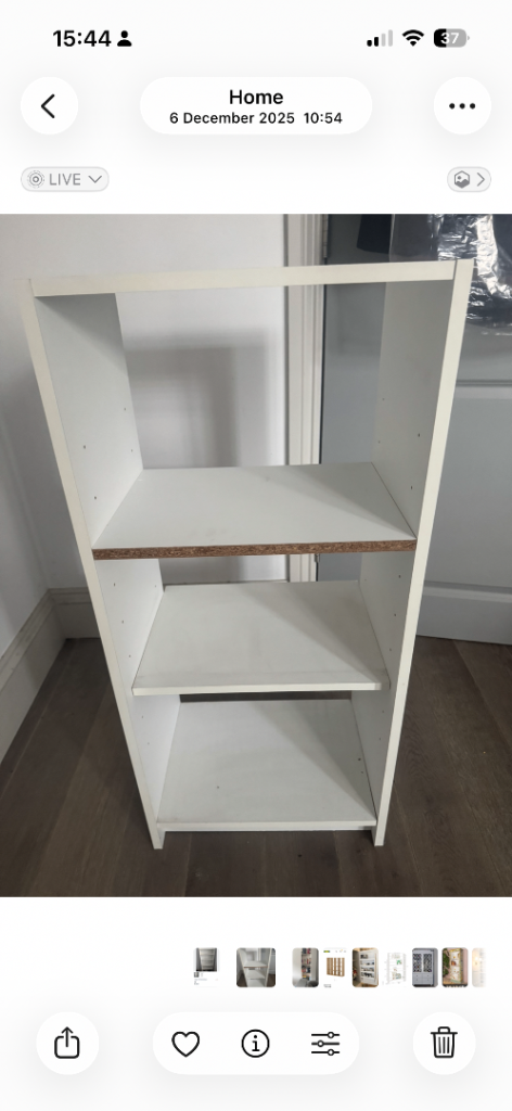 Small white bookcase FREE