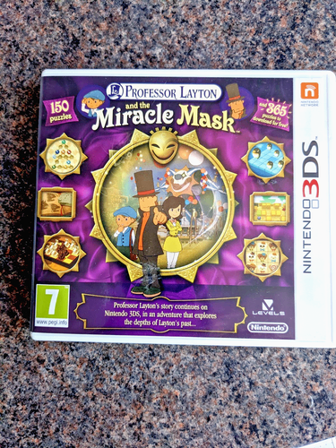 Professor Layton and the Miracle Mask: 3DS Game