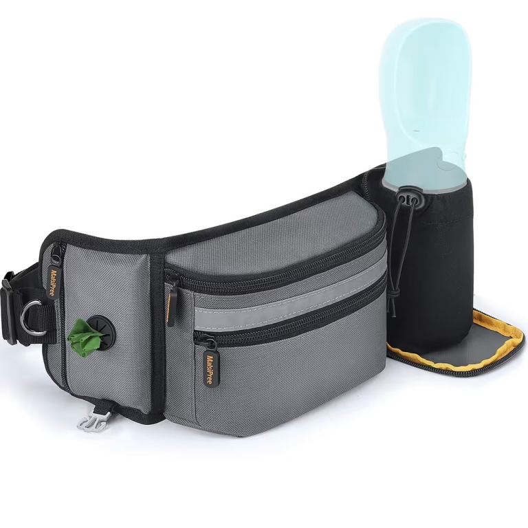 MalsiPree Dog Walking Bumbags - Waist Belt Fanny Pack (Bottle not Included)
