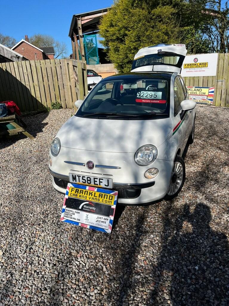 2009 Fiat 500 1.2 LOUNGE 3DR Manual Hatchback Petrol Manual