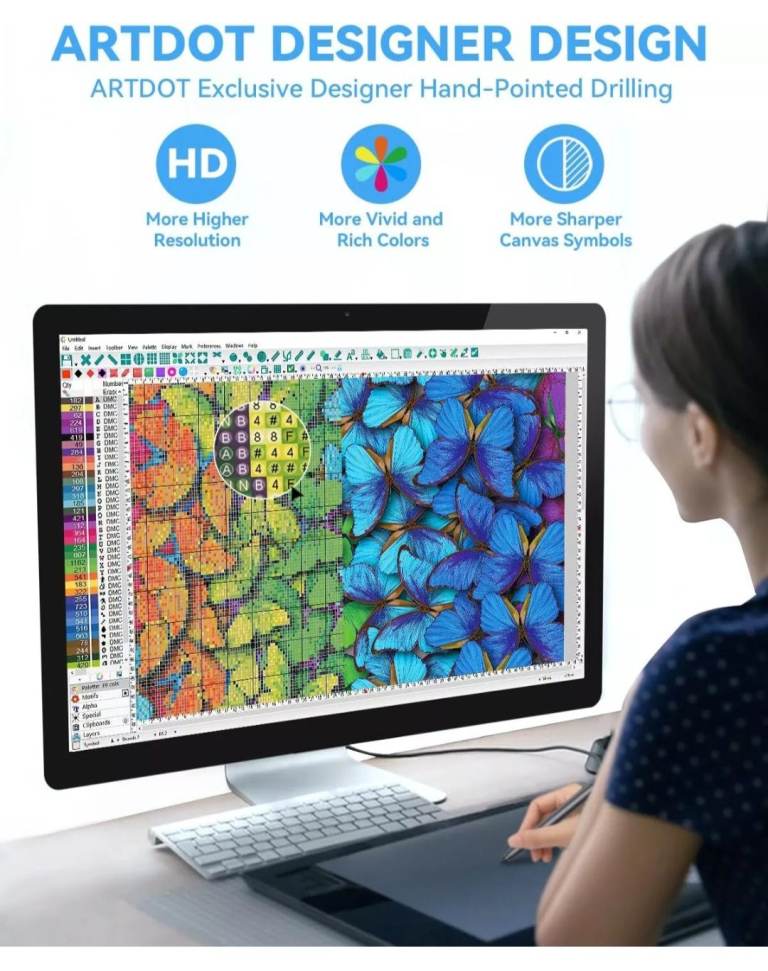 Bnib 5D diamond art painting kit 