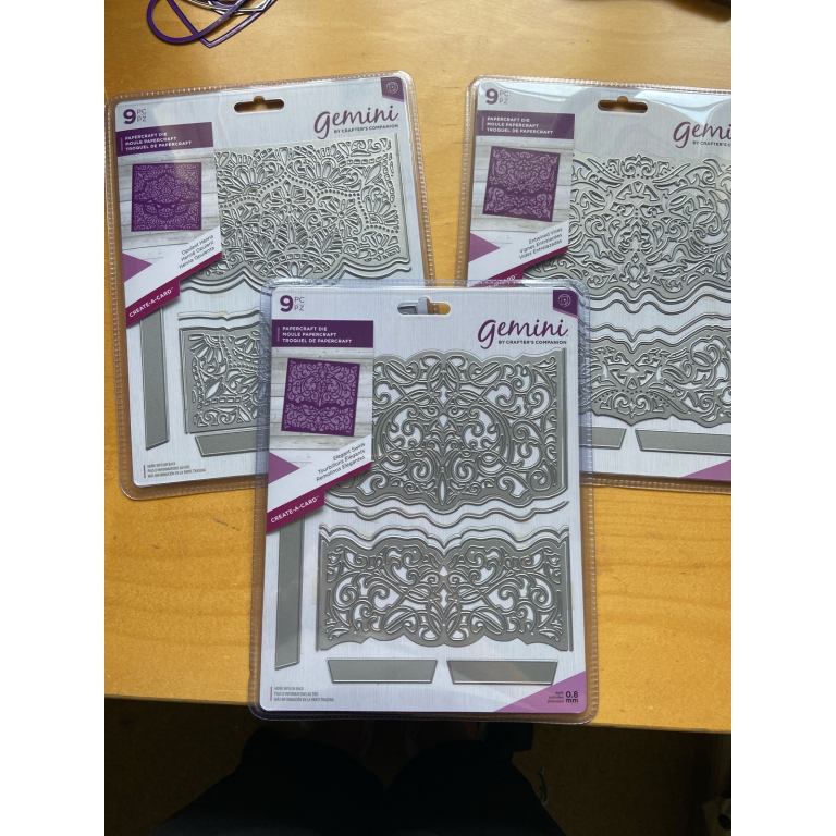 Crafters Companion Gemini Create-a-Card die (set of 3)