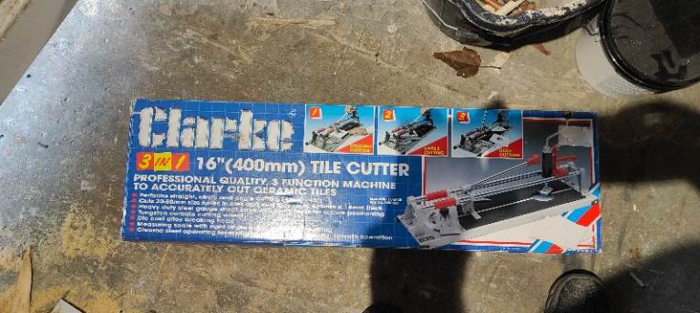 Clarke 3 in 1 16" tile cutter Tcm420 